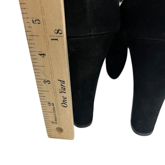 90s Skechers Soho Lab Black Suede Whimsigoth Platform Butterfly Sandals Size 8 - Picture 7 of 8